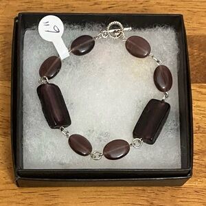 NEW Smoky Agate bracelet and earrings